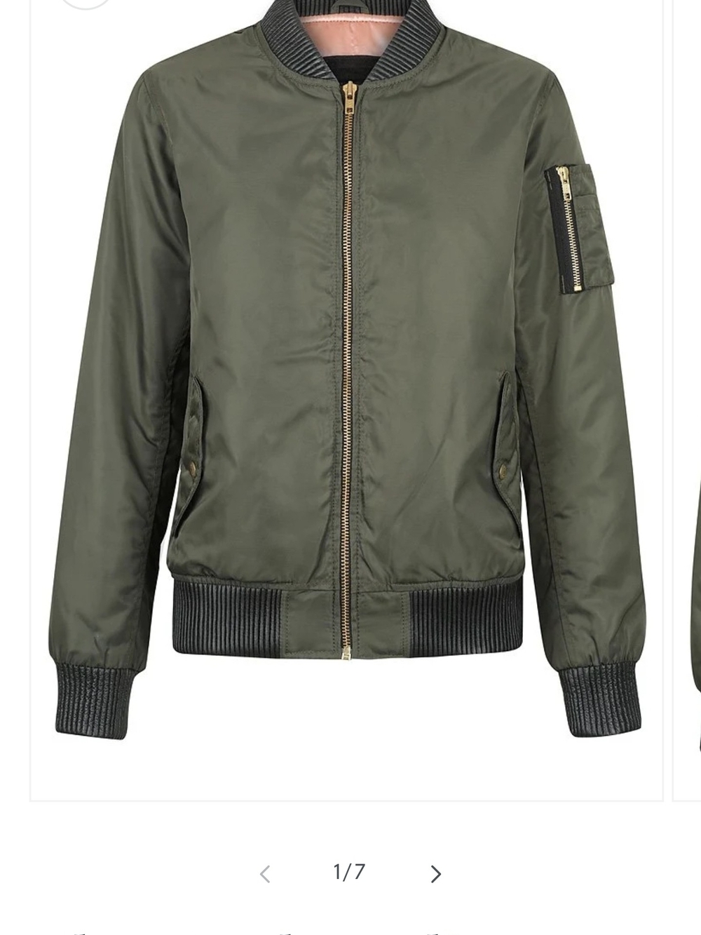Wind & Throttle Women's Bomber Motorcycle Jacket